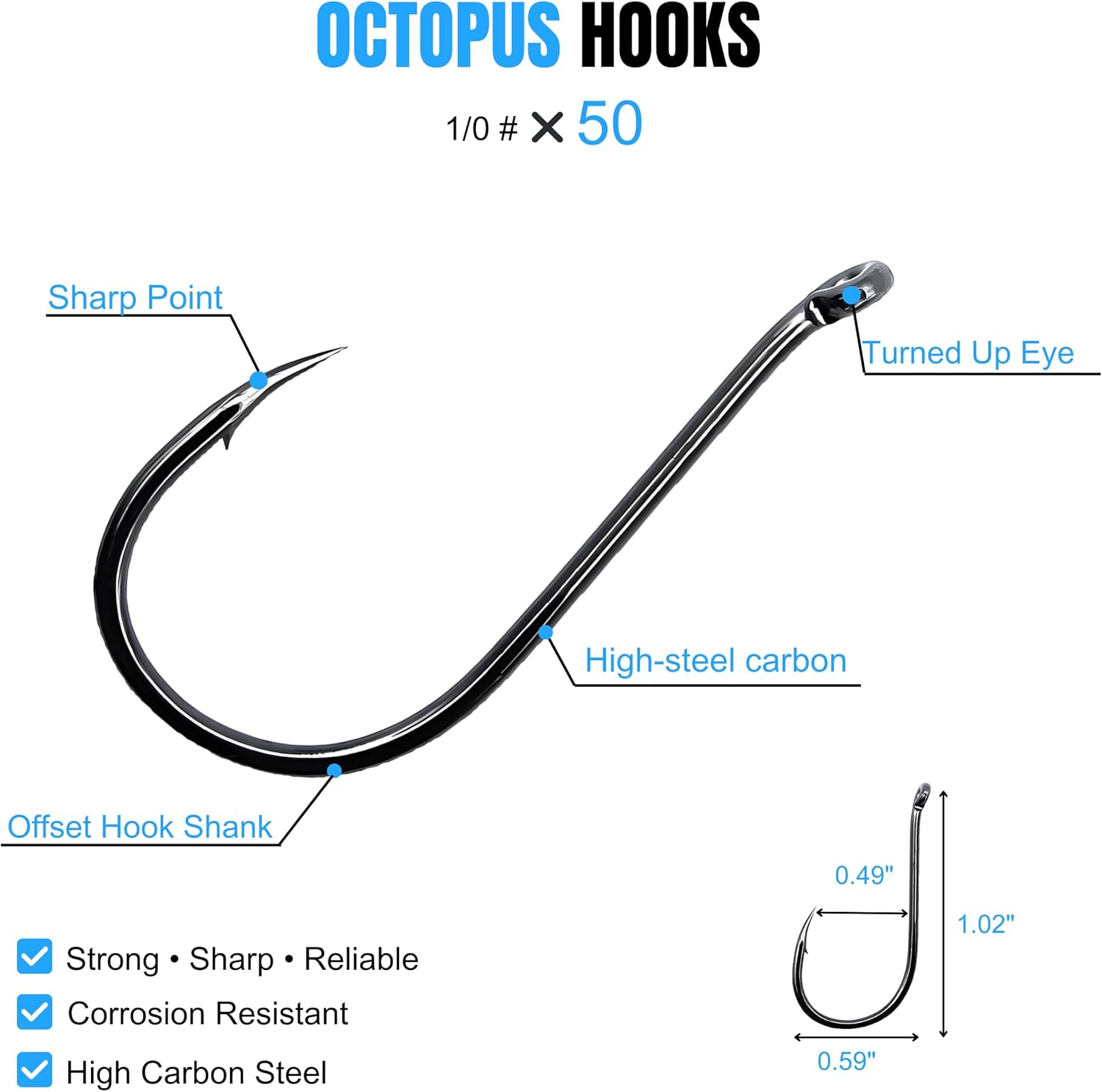 ELLYCIO 147pcs Fishing Hooks Bobbers Tackle Kit — Thumbnail 8