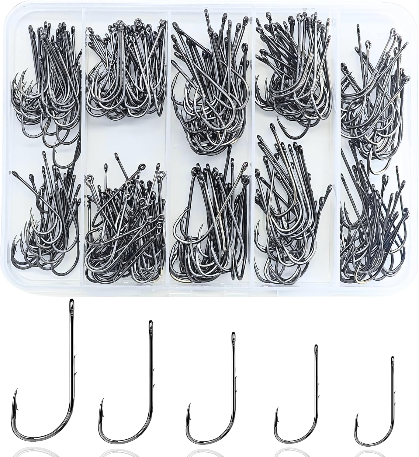 ELLYCIO 300pcs Baitholder Hooks