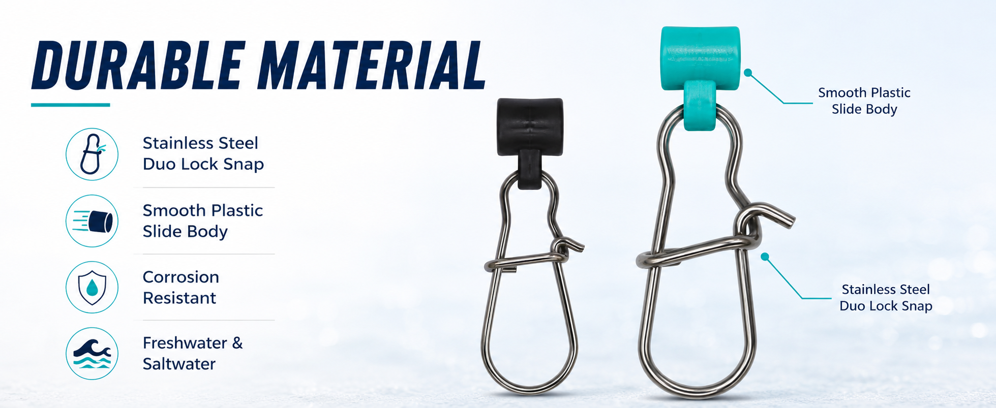 ELLYCIO heavy duty sinker slides being used on a catfish slip-sinker rig in river fishing